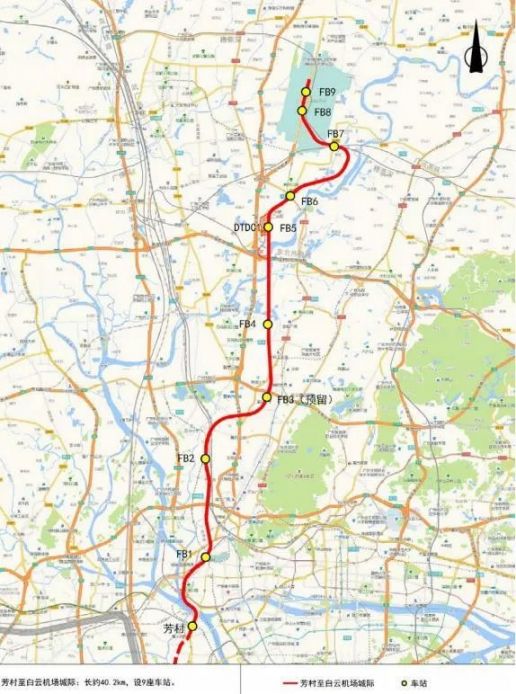 广州地铁18号线最新线路图详解